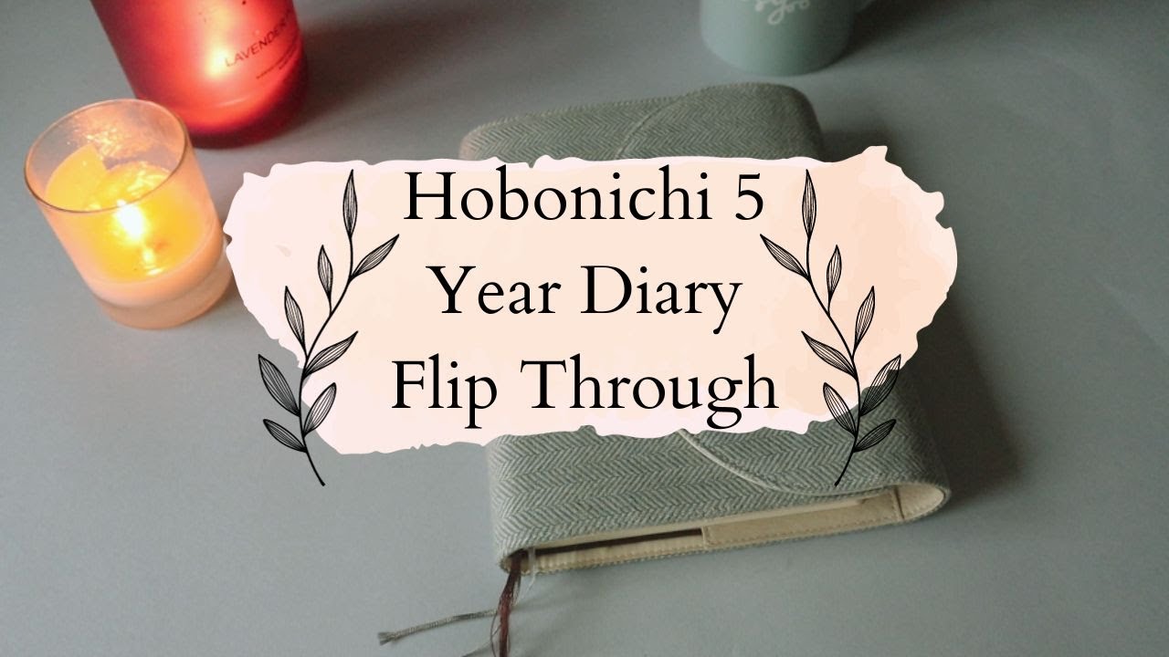 Пятилетний дневник Hobonichi A5. Перелистывание