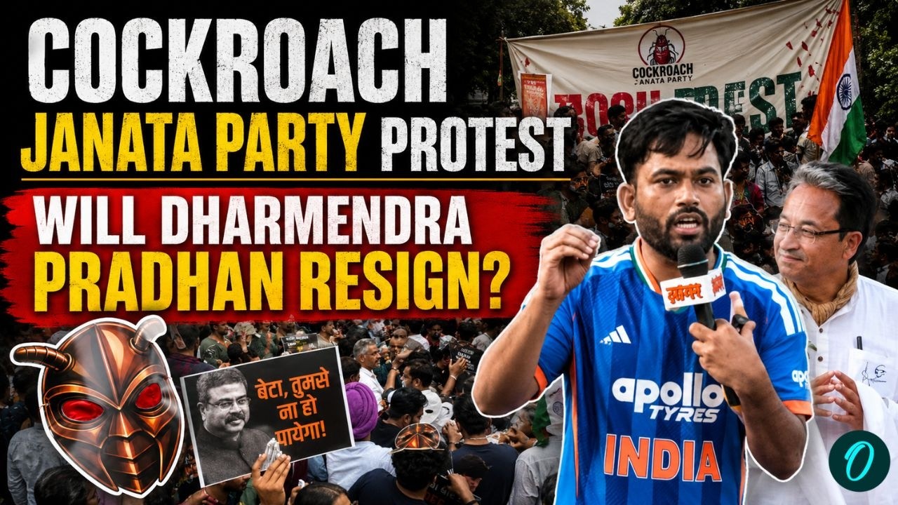 Cockroach Janata Party's Abhijit Dipke Protests in Pune | 300+ Join Big CJP Protest Against Pradhan