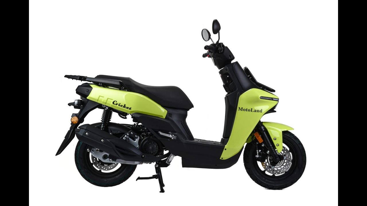 Скутер Motoland CRICKET 150 (WY150-5D) зеленый
