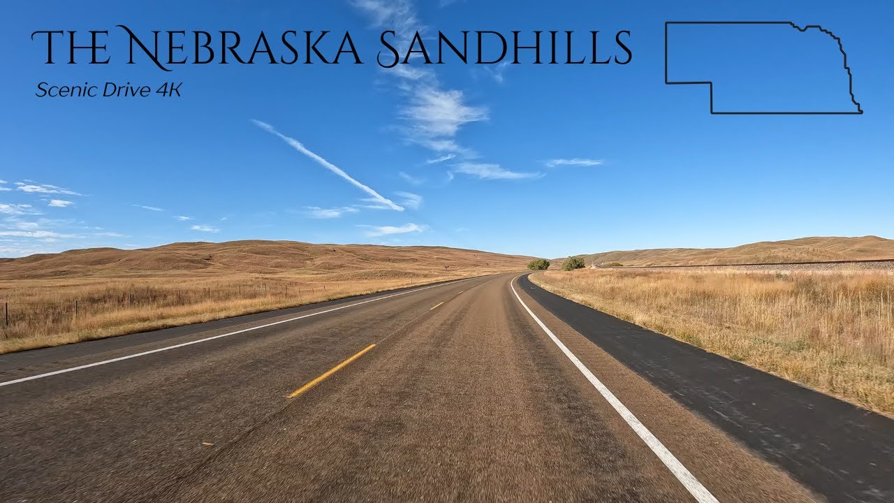 The Nebraska Sandhills Highway 2 in October