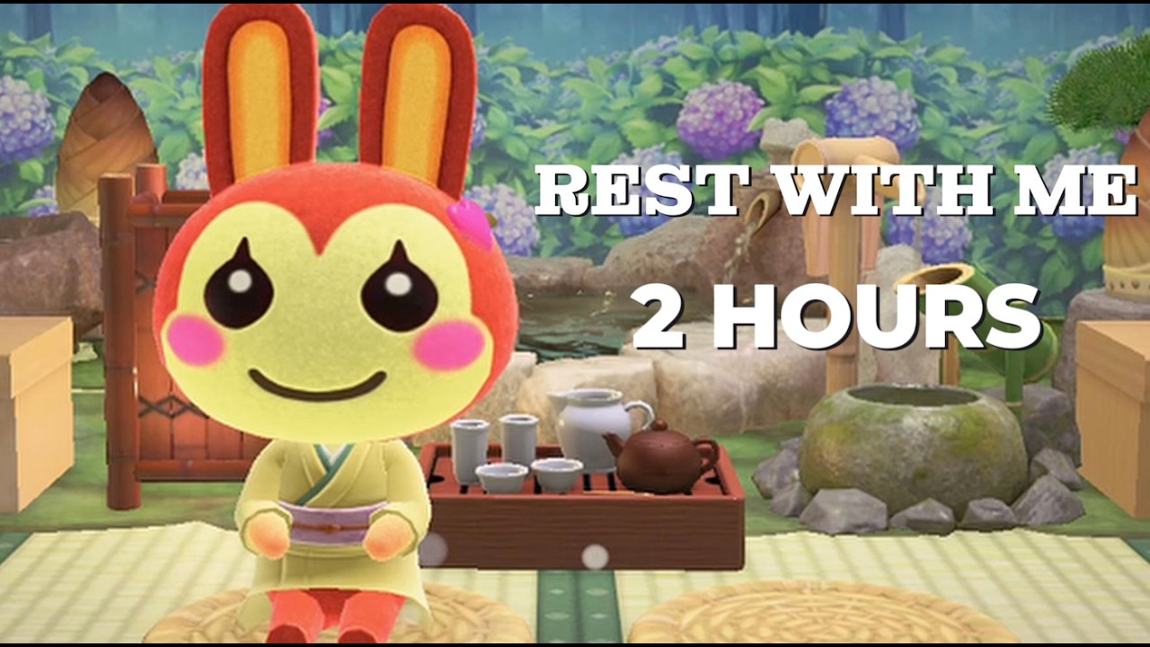 (모동숲 ASMR) Animal Crossing ASMR | Rest With Me · 일본 온천 감성 힐링 사운드 | あつ森 ACNH