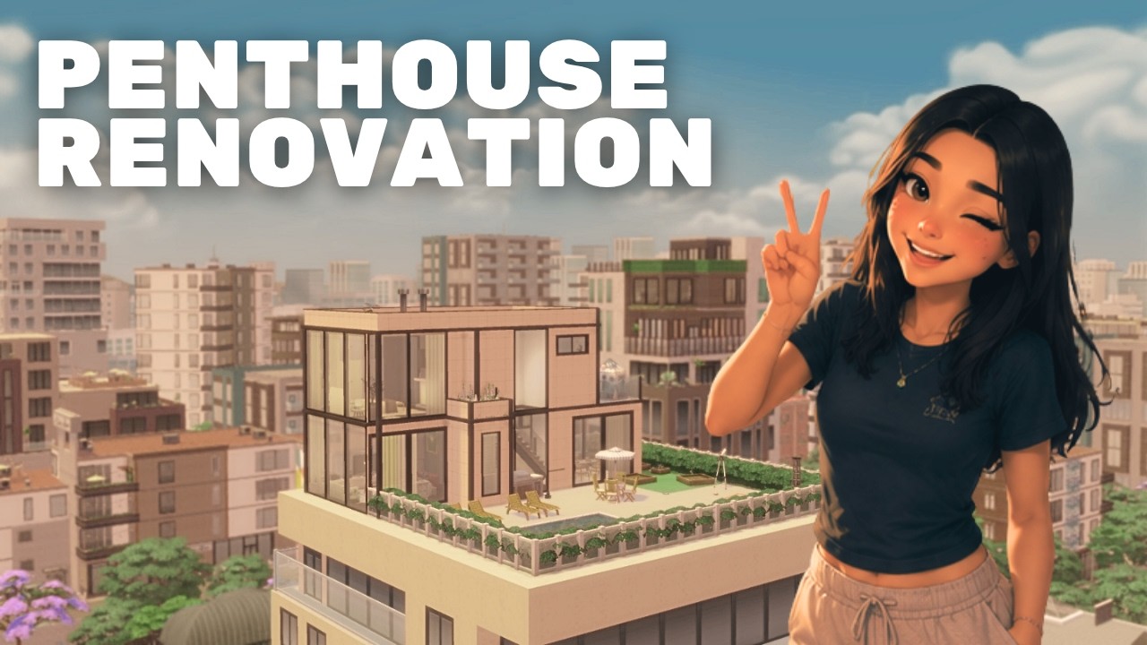 Penthouse Renovation || The Sims 4 || Speed Build || No CC