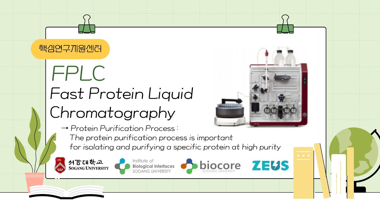 (2024.07) Video Experiment Protocol #VEP8-Fast Protein Liquid Chromatography (FPLC) 고속단백액상크로마토그래피시스템