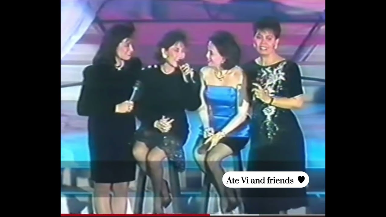 Vilma Santos with friends Coney Reyes, Tina Revilla and Helen Vela!