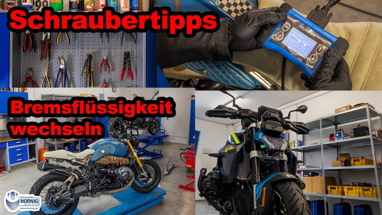 Bremsflüssigkeit wechseln BMW Motorrad/ Schraubertipps by HORNIG