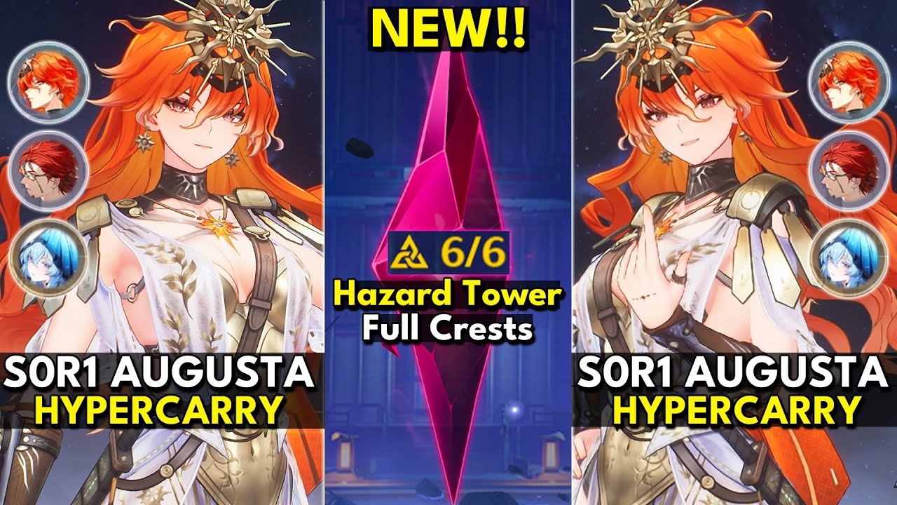 S0R1 Augusta Hypercarry | ToA Hazard Tower 6 Crests | Wuthering Waves 2.6