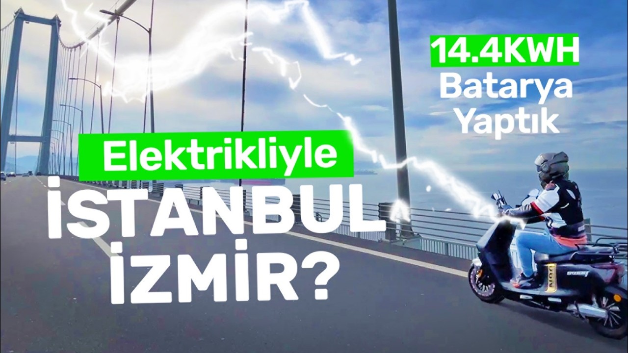 Elektrikli Motosikletle İstanbul İzmir Uzun Yol Testi - SWAY N90 450