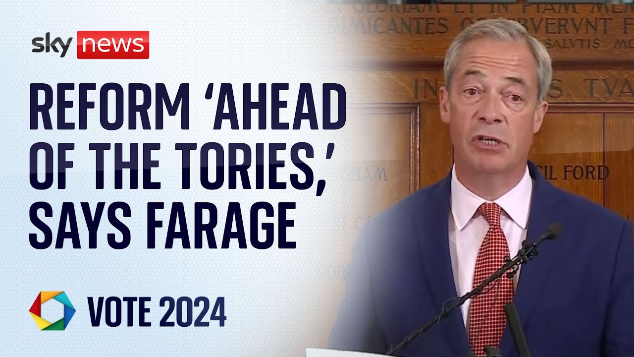'A Tory vote is now a wasted vote - we are now the real opposition,' Nigel Farage claims