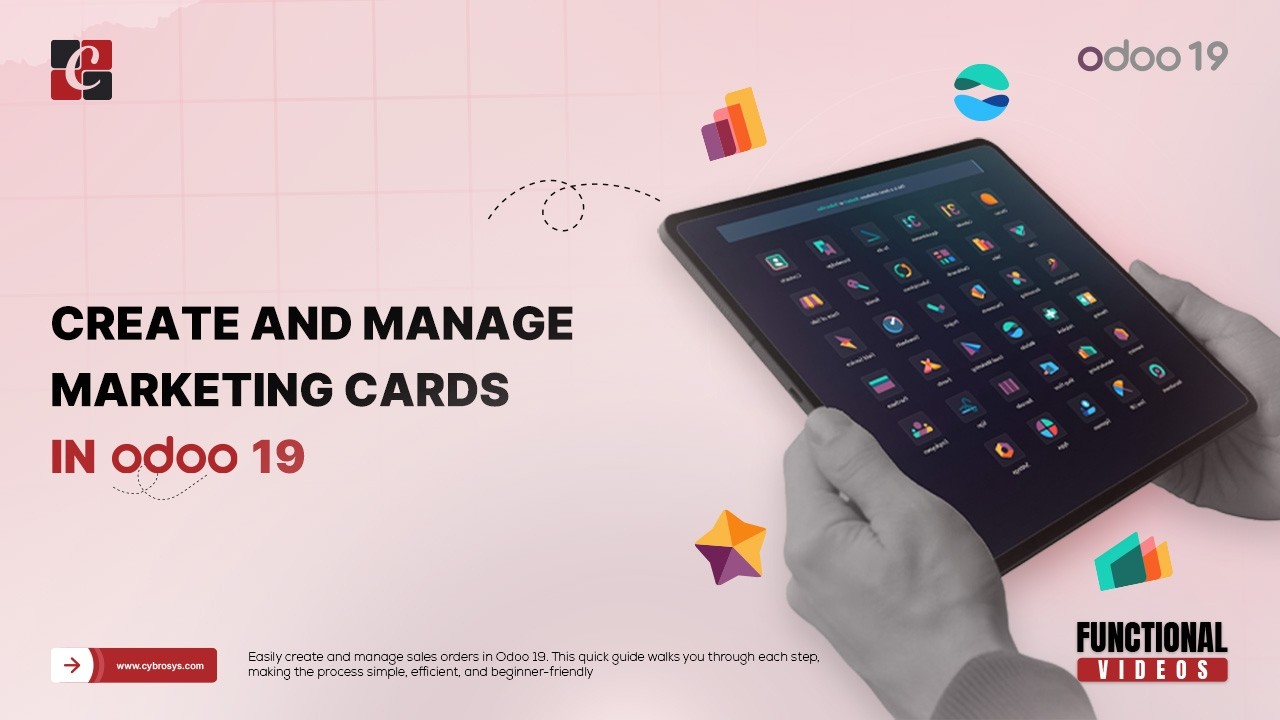 How to Create and Manage Marketing Cards in Odoo 19 | Odoo 19 Tips | Odoo 19 Functional Tutorials