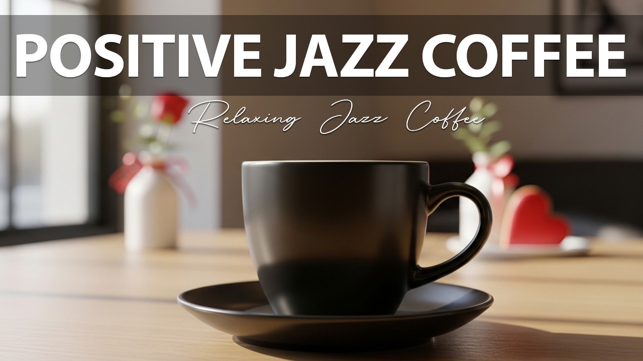 Positive Jazz Coffee ☕ Relaxing Jazz Music Bossa Nova Piano Music for Work, Study & Serenity