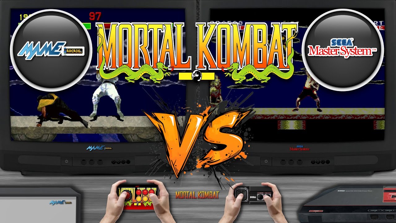 Mortal Kombat 🎮 Arcade vs Sega Master System | Side-by-Side Comparison