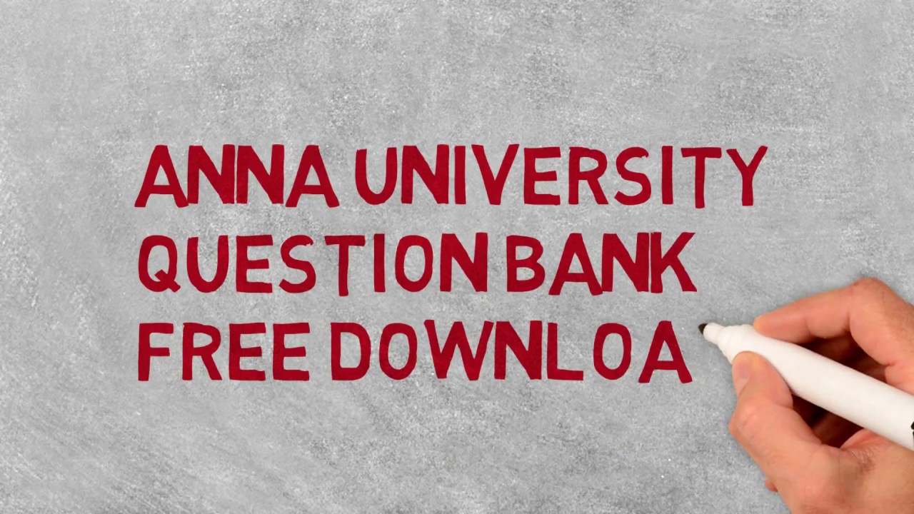 How to Download Anna University Regulation 2017 Question Bank for Free