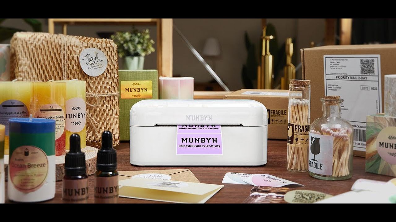 MUNBYN RealWriter 402 Bluetooth Thermal Label Printer