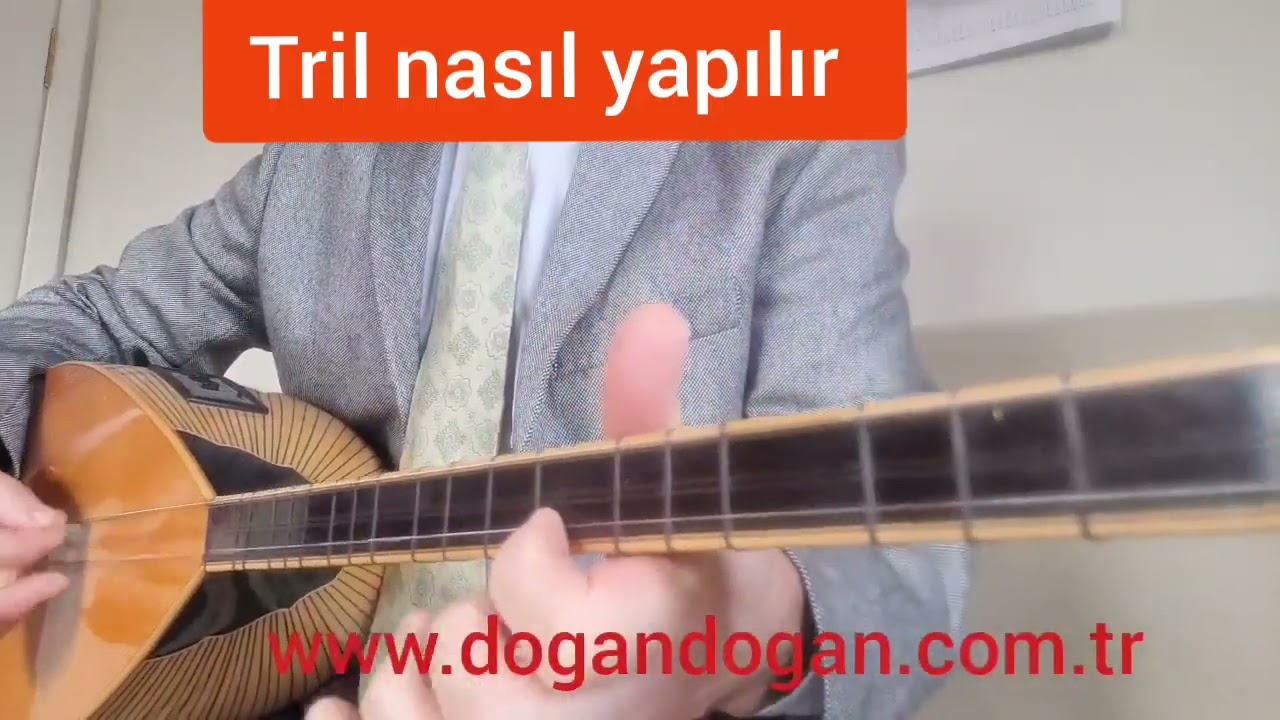 Sıfırdan Bağlama Dersi Tril egzersizi, tril nasıl yapılır Kısa sap Bağlama da parmak trili süsleme