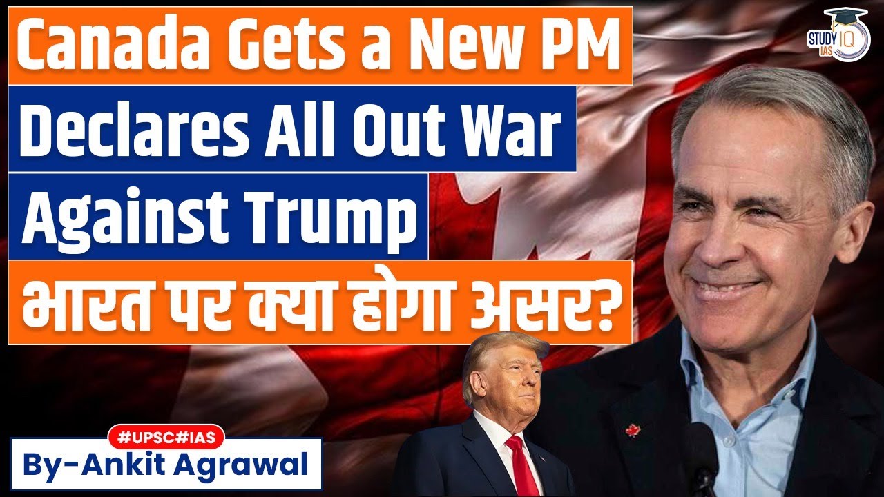Mark Carney Replaces Justin Trudeau As Canada's New PM | Attacks Trump's Tariffs | By Ankit Agrawal