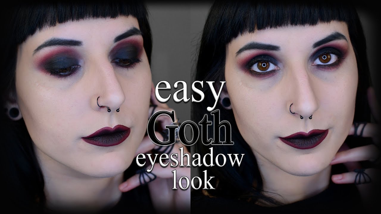 Простой урок по макияжу smoky eyes в готическом стиле (2019)