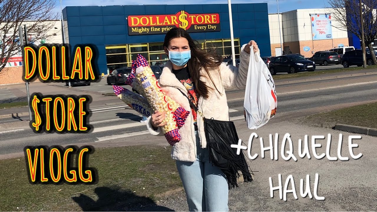 DOLLARSTORE VLOGG! + Chiquelle haul