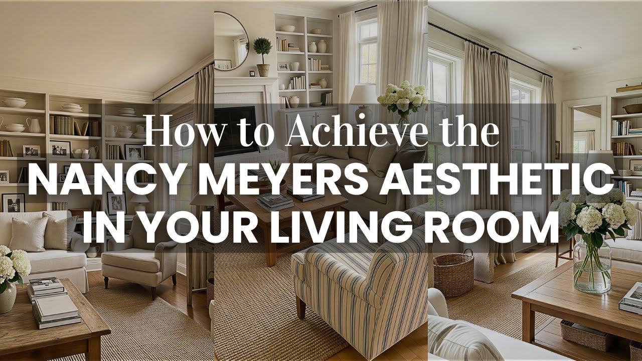 How to Achieve the Nancy Meyers Aesthetic in Your Living Room