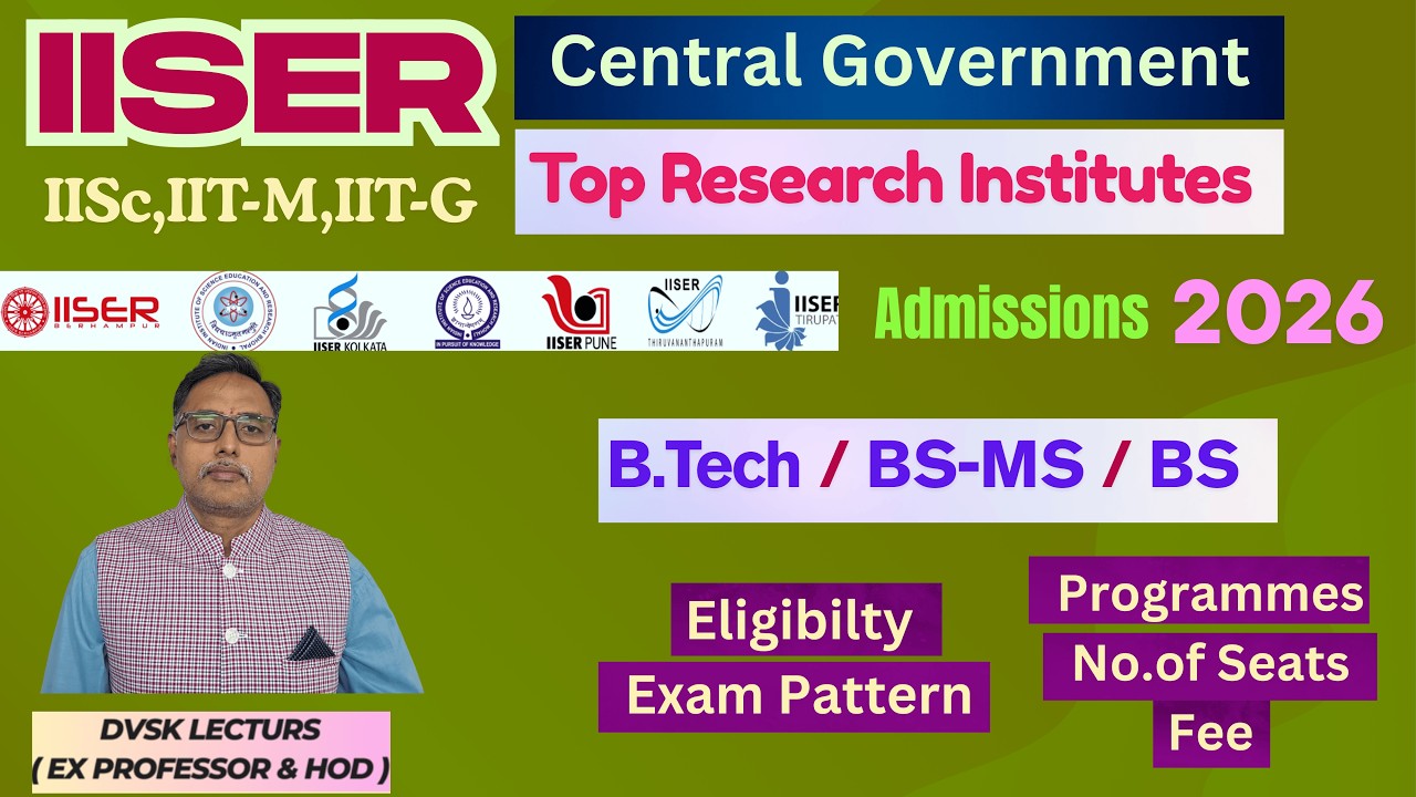 IISER Admissions 2026-  IAT 2026 Notification Details