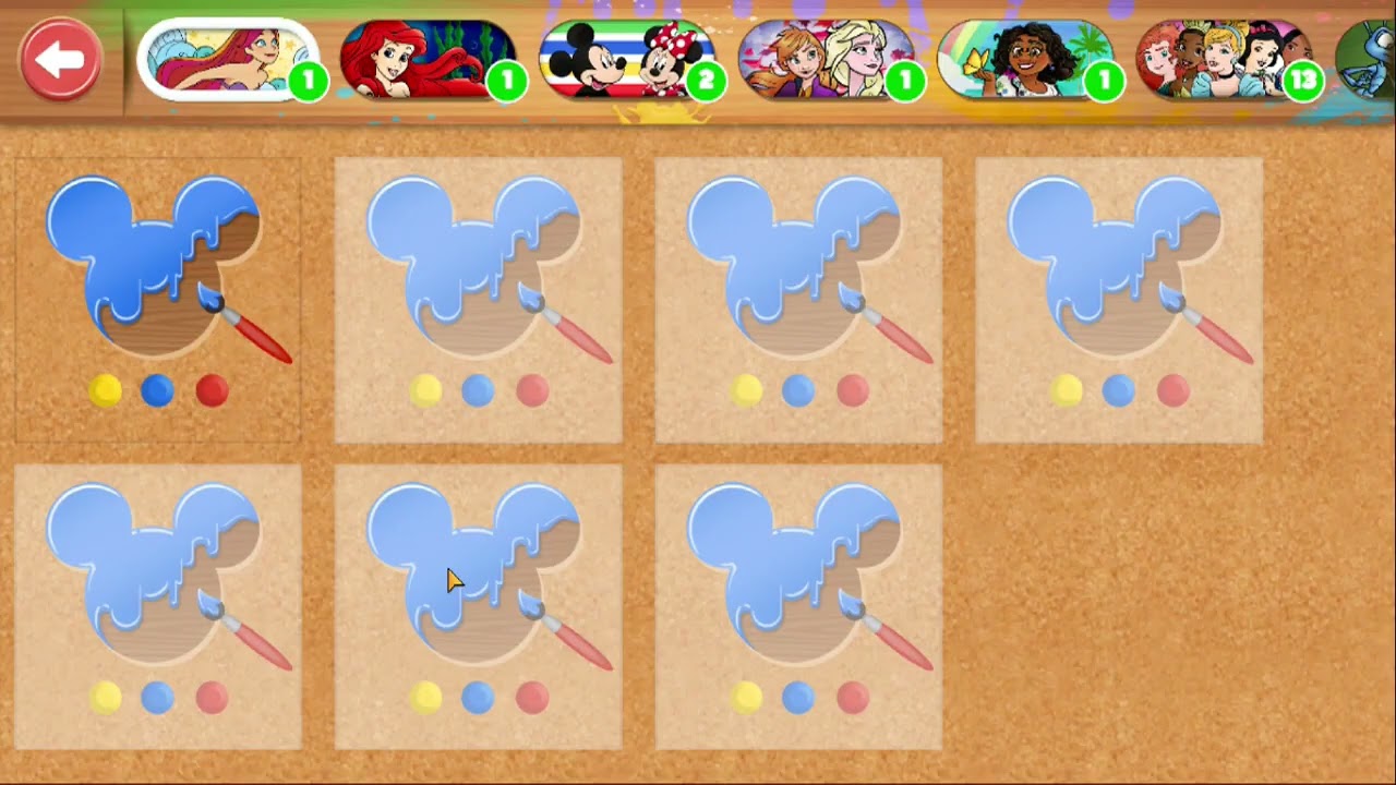 Disney Coloring World (PC) Color - Monsters Inc. - Sulley