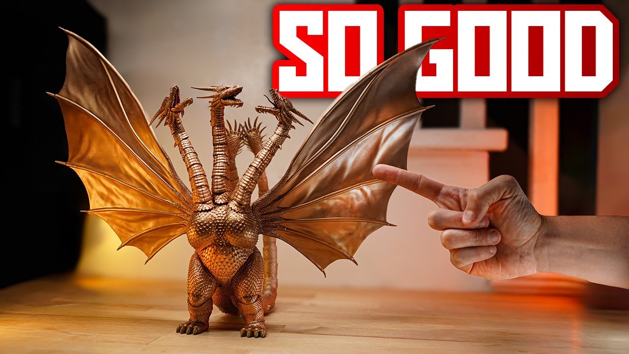 The Golden Age of Action Figures LITERALLY with King Ghidorah 1991 - Shooting & Reviewing