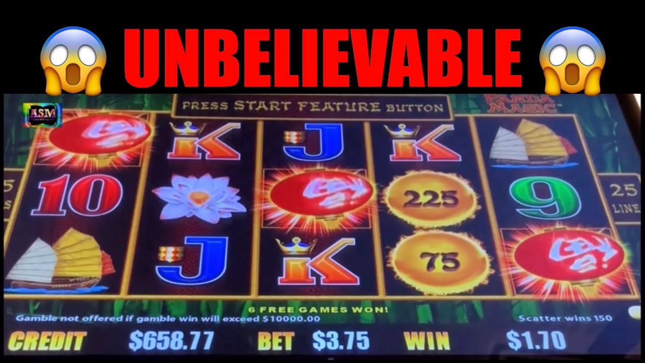 😱 UNBELIEVABLE 😱 PANDA MAGIC DRAGON LINK SLOT MACHINE 🎰 POKIE WINS