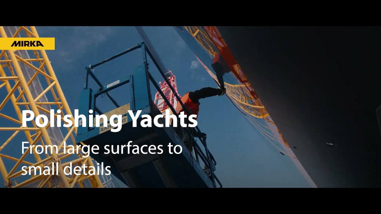 Polishing Yachts with Mirka Polarshine® Marine Cleaning