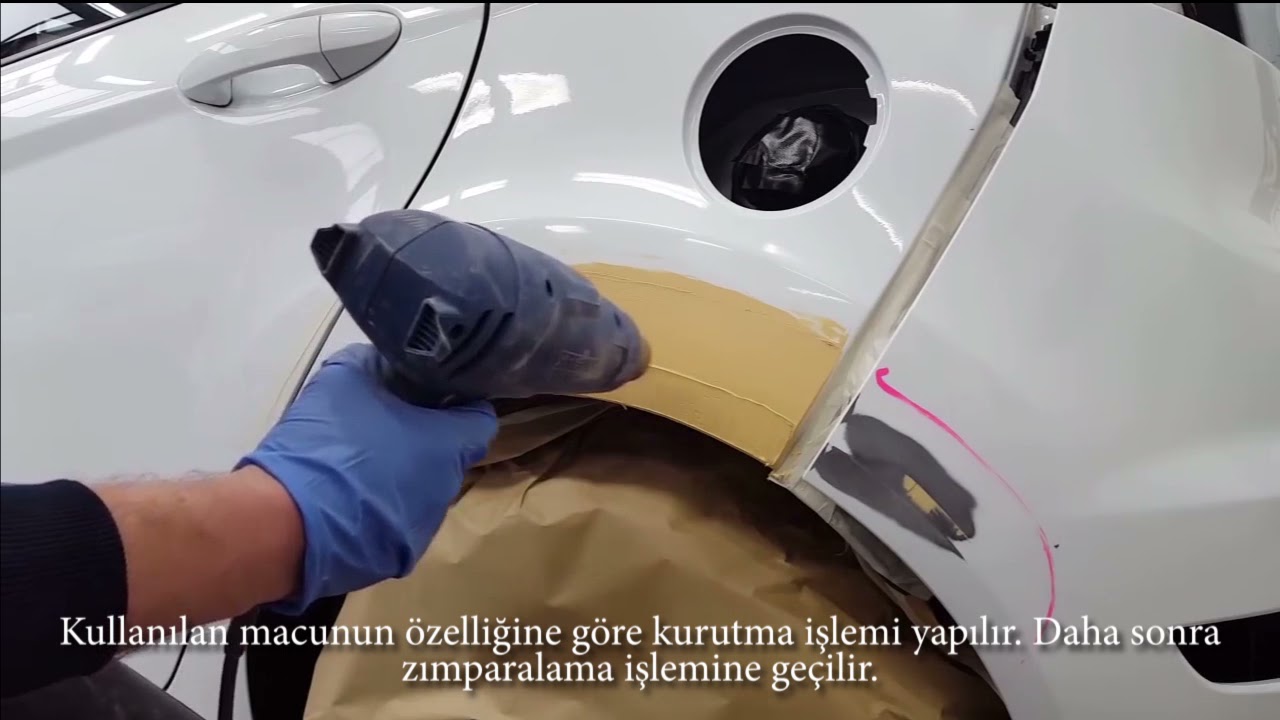 Otomobil Macun Zımpara Astar Uygulamaları