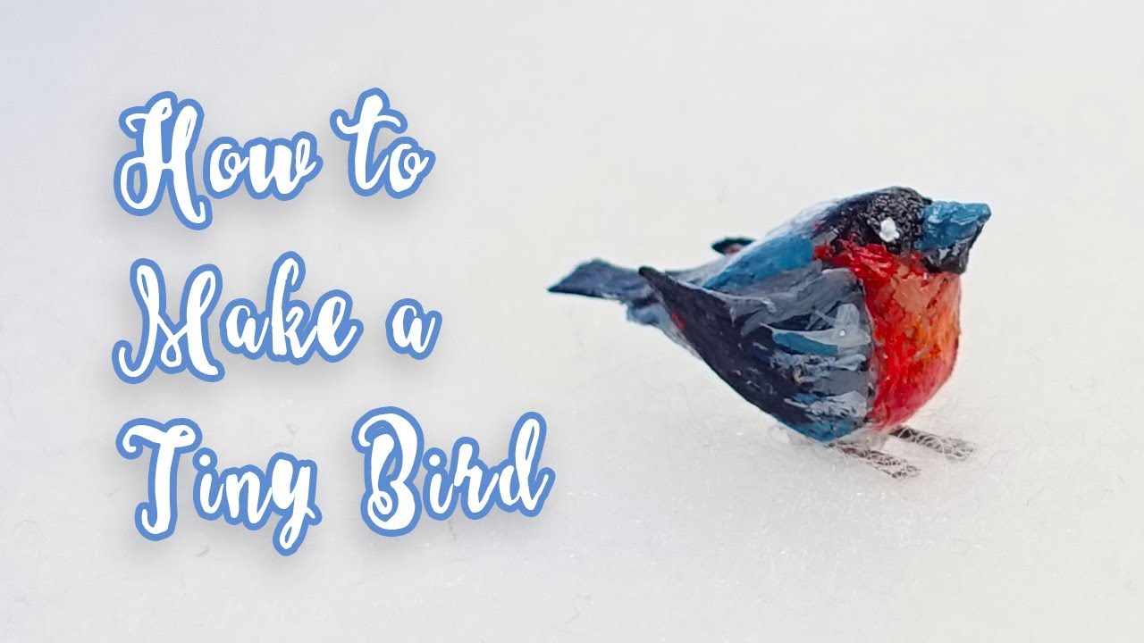 How to Make a Tiny Bird | DIY Christmas Holiday Decor Crafts