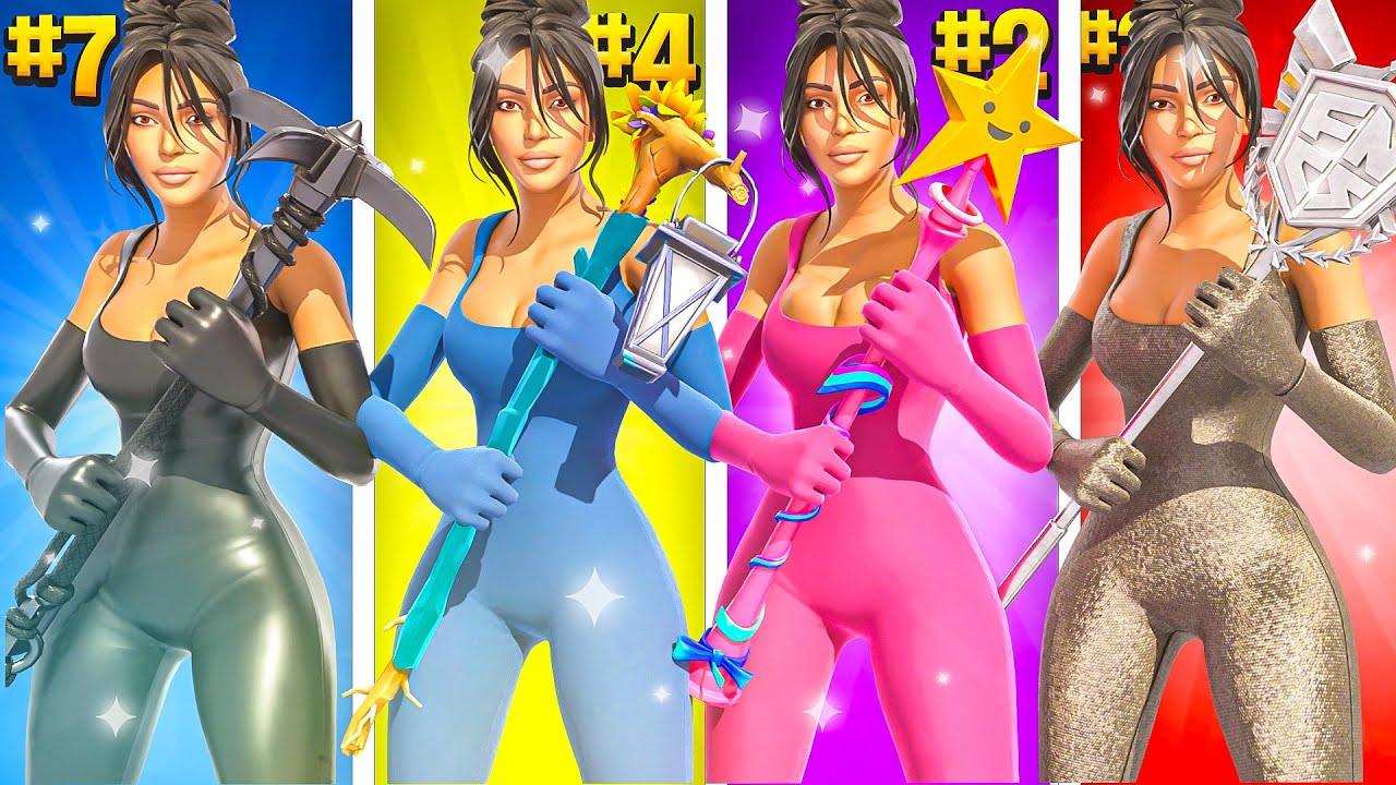 15 COMBOS de SKINS TRYHARD avec KIM KARDASHIAN !