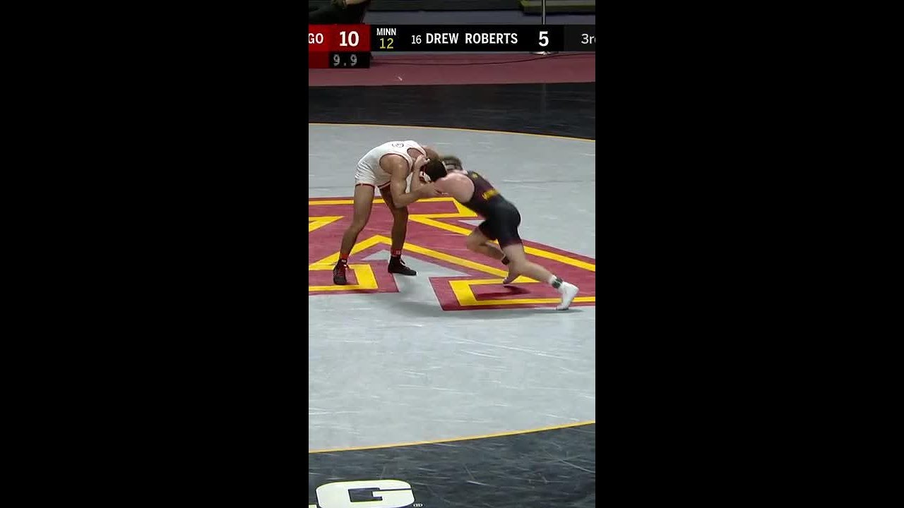 Top Takedowns from Drew ROBERTS vs. Joseph ZARGO | Big Ten Wrestling | 2/16/24