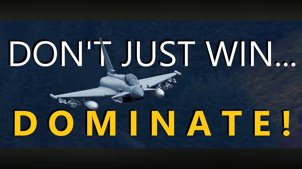 DON'T JUST WIN...DOMINATE THE AIRSPACE!  AND THAT STARTS WITH REALISTIC TRAINING