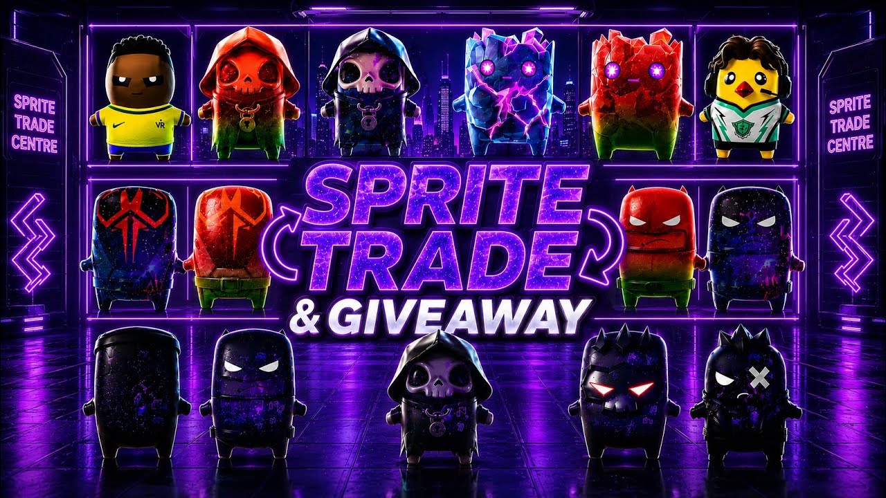 LIVE SPRITE TRADE & GIVEAWAYS