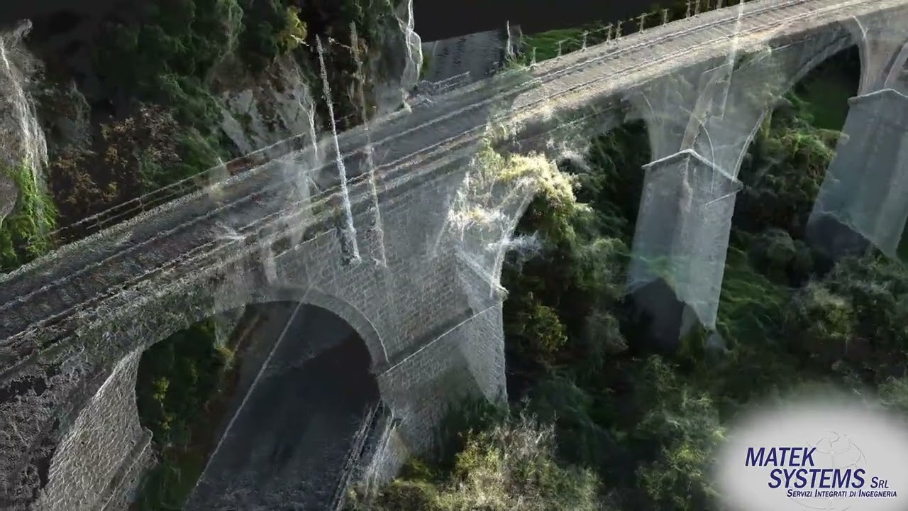 DRONE survey &ndash; Viadotto ferroviario Roma Nord