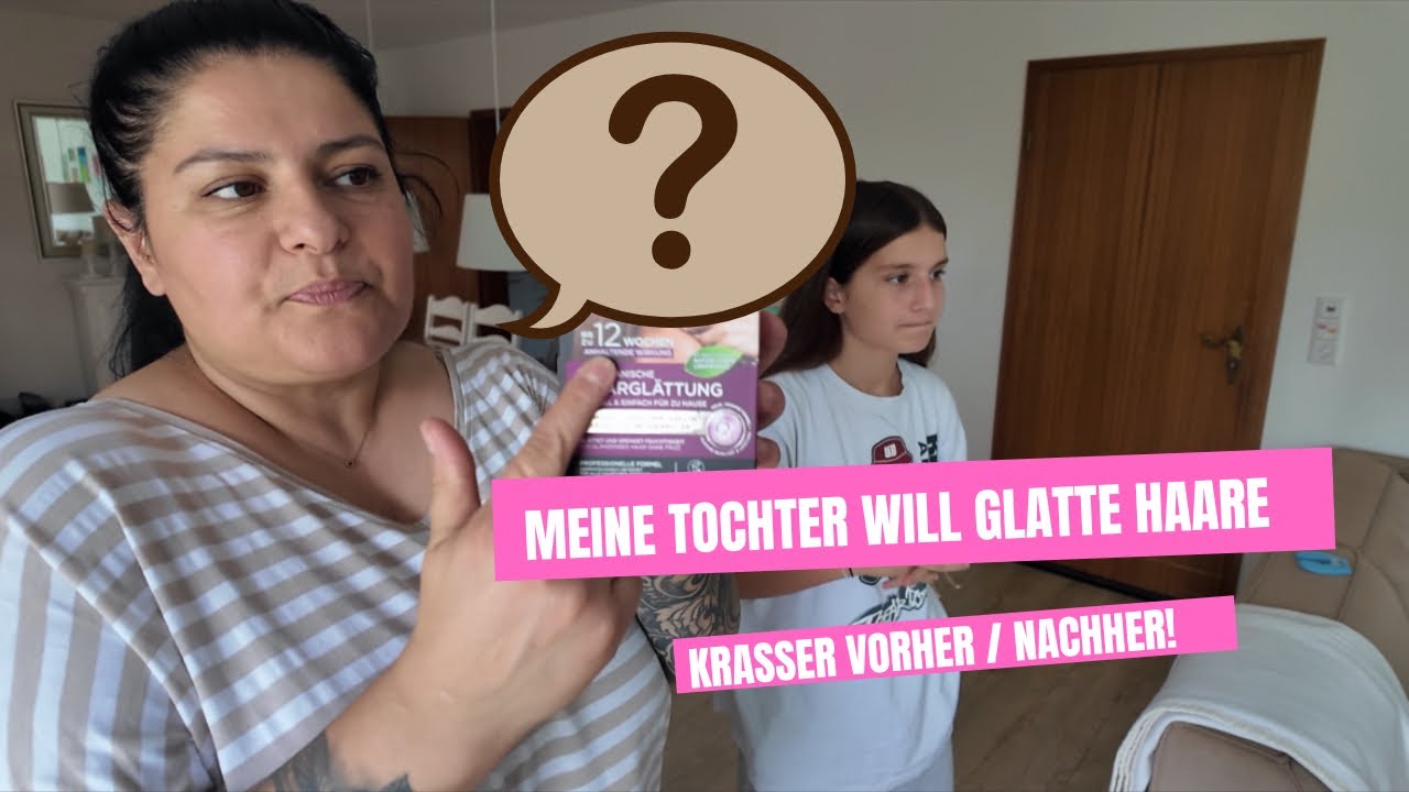 Brasilianische Haarglättung - funktioniert das echt?! Wir glätten ihre Haare! Wir testen es zuhause 