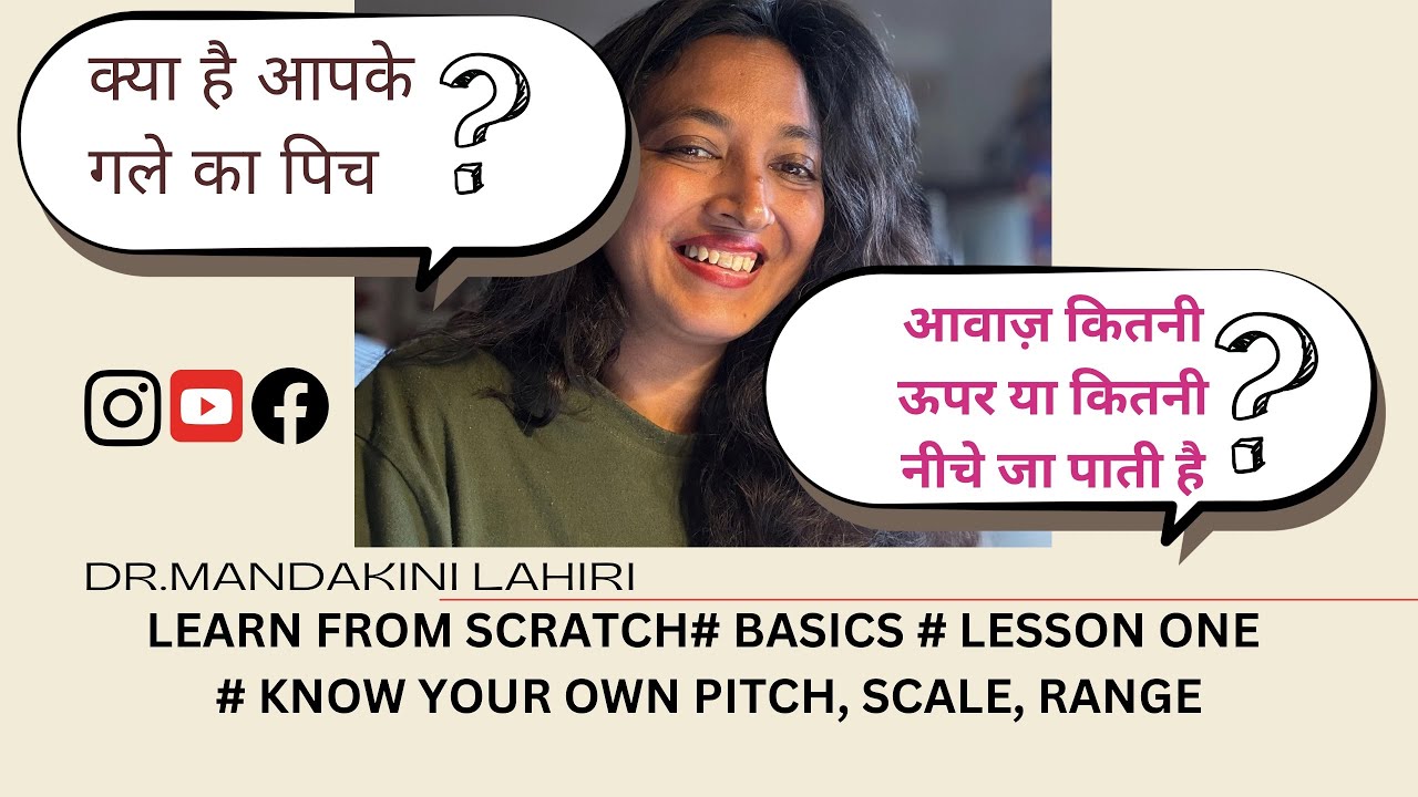 Identify your Voice pitch || Scale|| Range