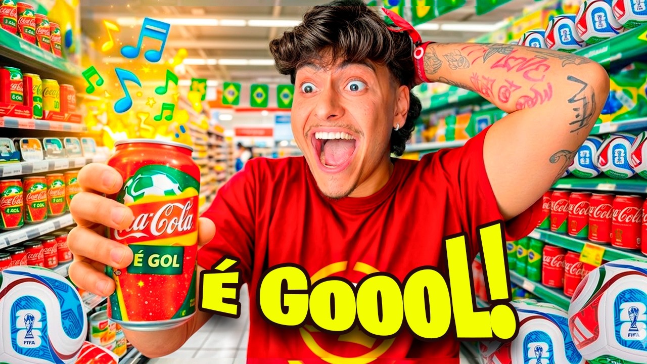 COMPREI A COCA COLA PREMIADA, QUE GRITA GOL 😱