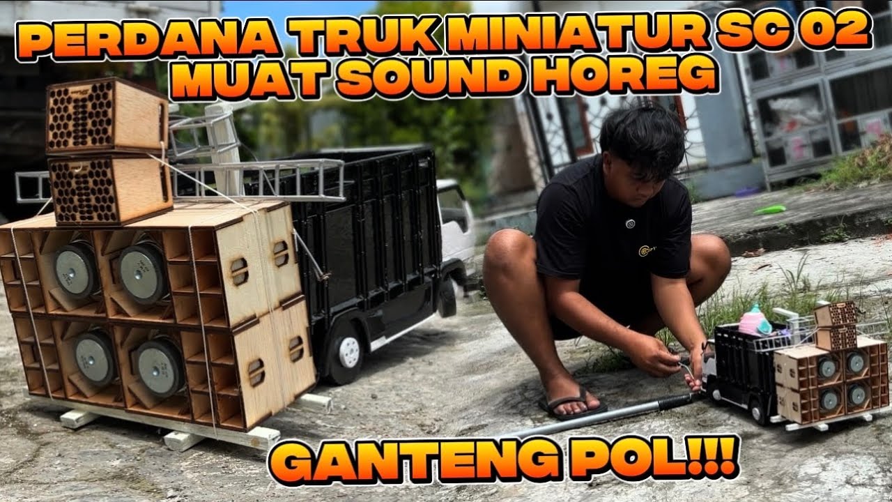 TRUK SAMPAI JUMPING‼️ TRUK MINIATUR SC 02 MUAT SOUND HOREG 