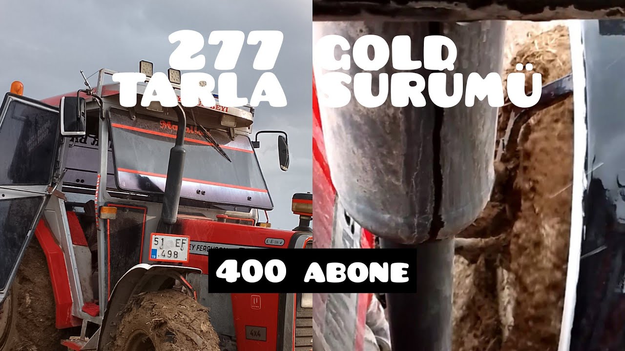 277 GOLD TARLA SÜRÜMÜ 4 LÜ 12 #traktör