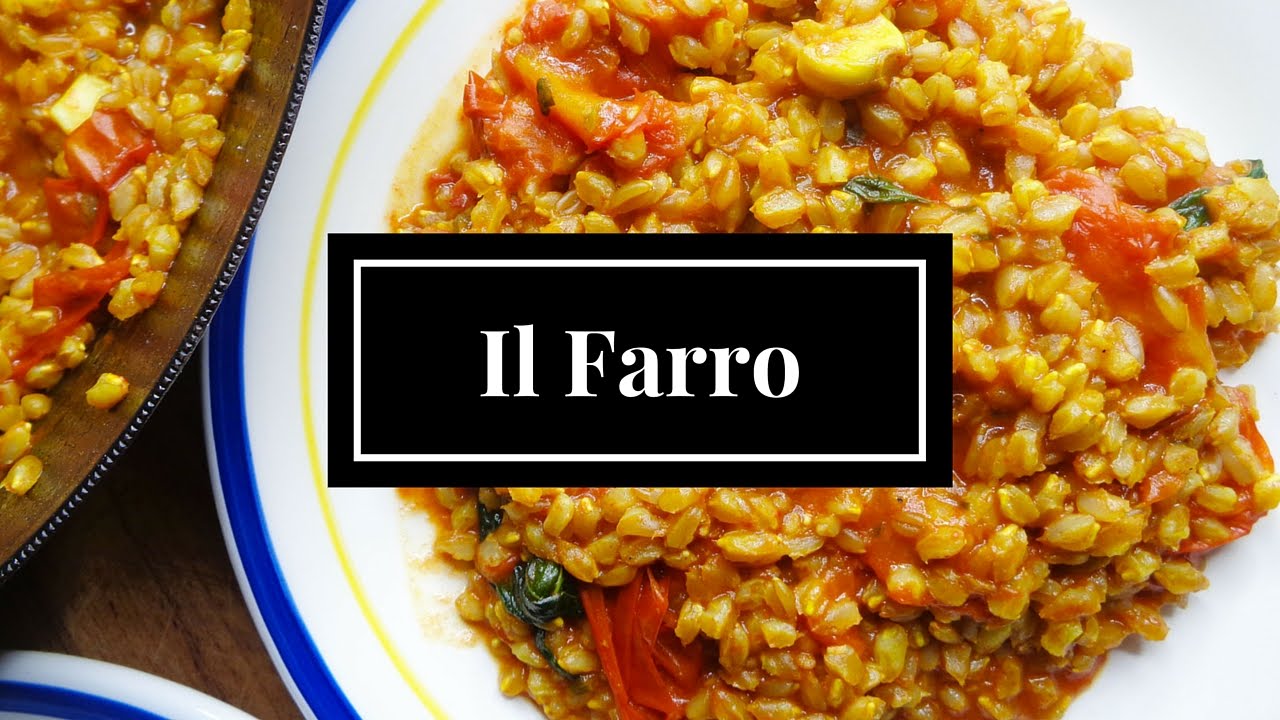Farro Ricette⎮Come cucinare il Farro⎮Pomodoro⎮Gorgonzola e Radicchio⎮Peperoni e Olive