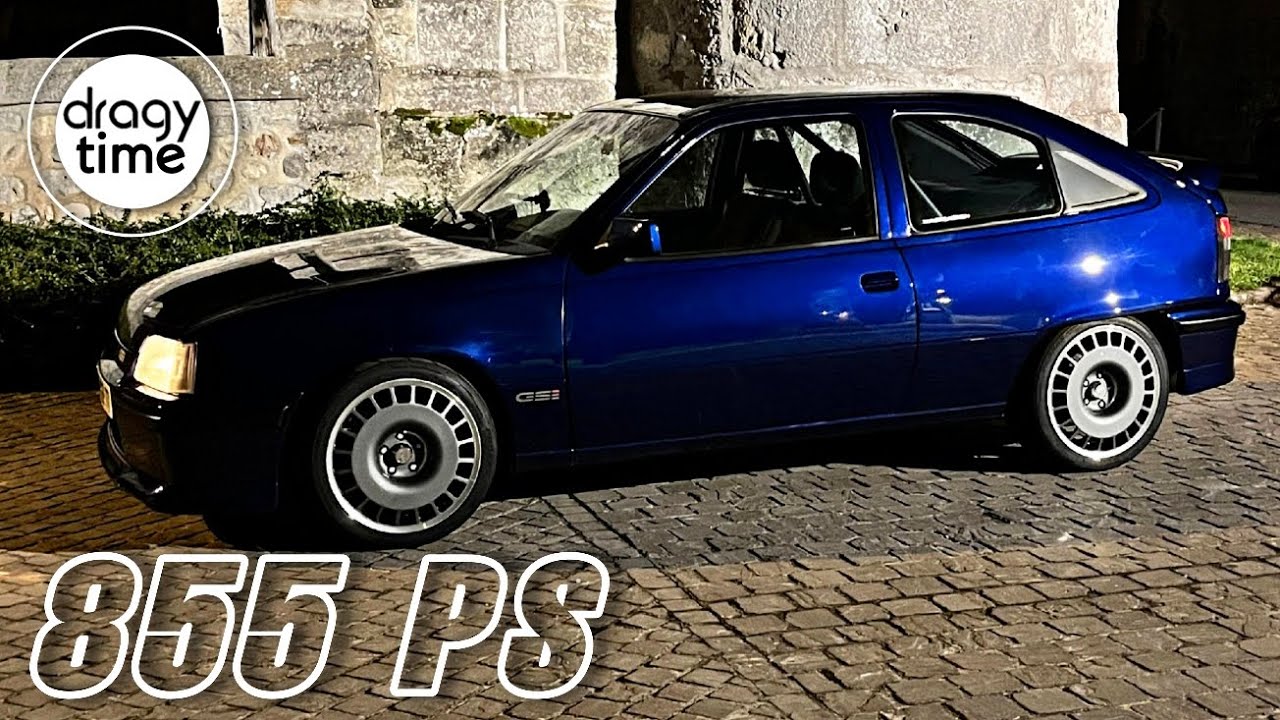 855 PS Opel Kadett E GSI 16V 4x4 | C20XE 16V Turbo | Extreme fast acceleration 100-200 Km/h