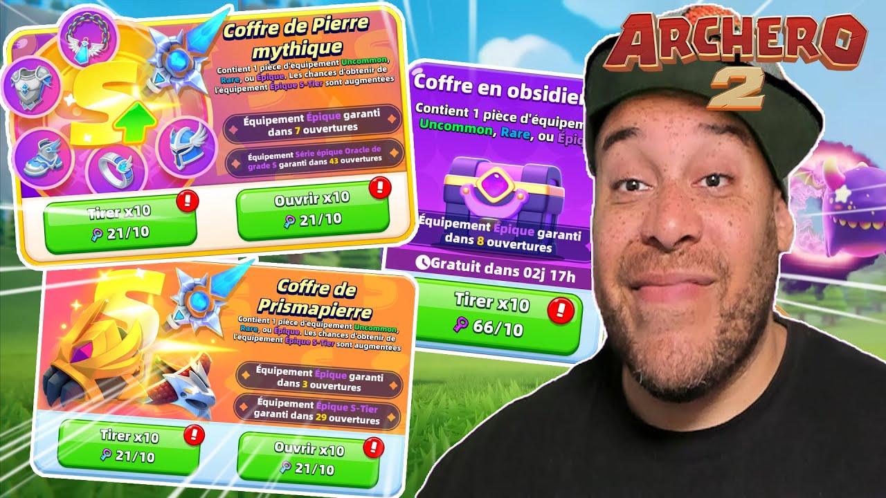 Quel COFFRE OUVRIR pour OBTENIR le MEILLEUR EQUIPEMENT sur ARCHERO 2 !