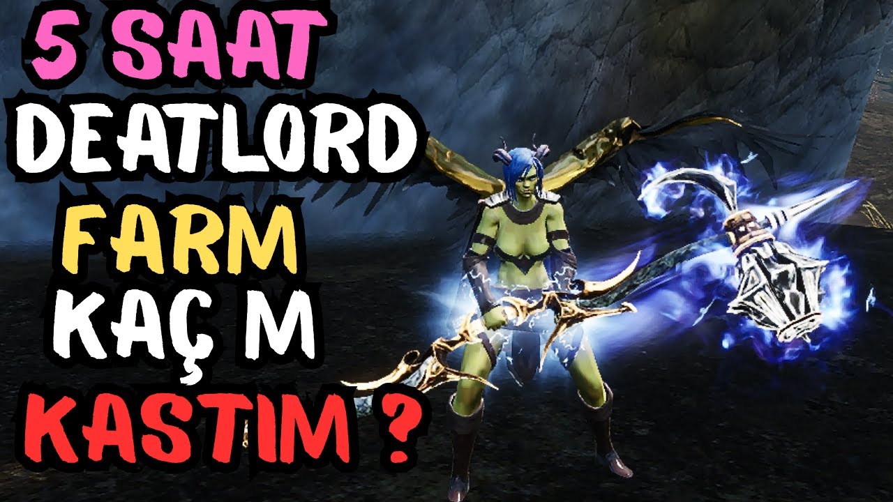 5 SAAT DEATLORD FARM 147 M DROP  - BLACK MUMY SC FARM - %5 YEMEK ÜRETİM  RİSE ONLİNE