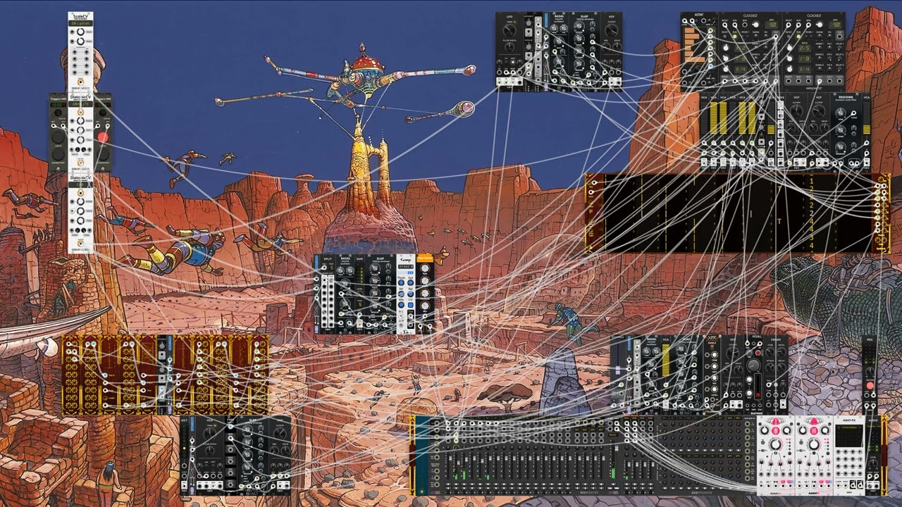 traveler from an antique land ⸸ instrumental VCV Rack ⸸ No AI