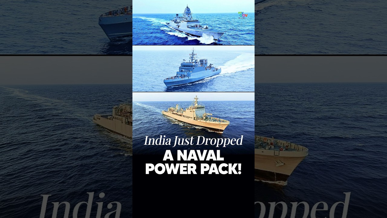 India&rsquo;s New Naval Power Pack: 3 Warships Commissioned Together