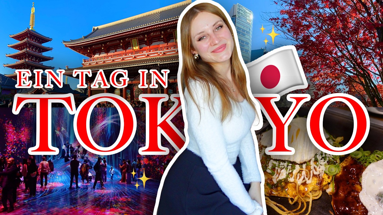 1 Tag in TOKYO!🇯🇵✨ | TeamLab Borderless, Tokyo Tower & ganz viel Essen
