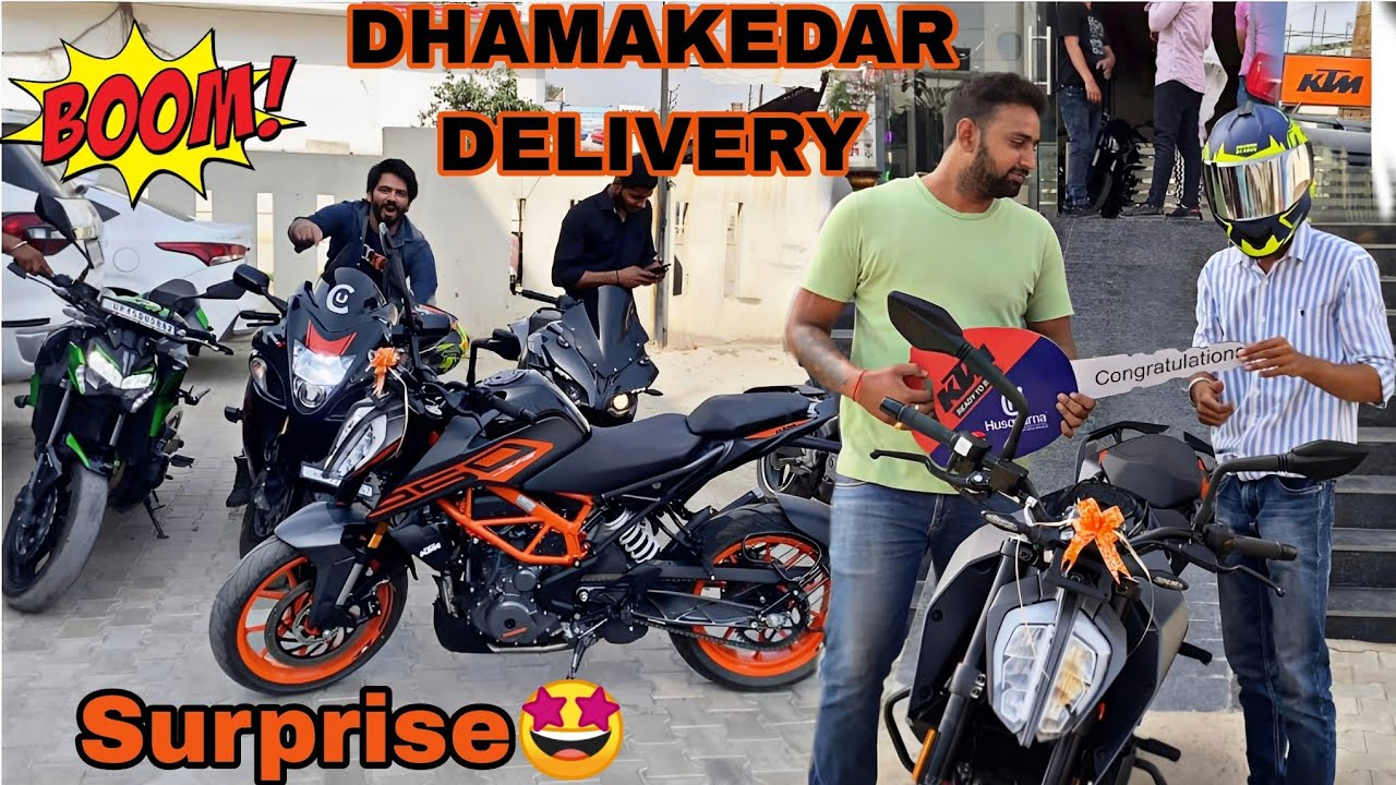 Taking Dilivery of KTM Duke 250 BS6 2023 😍| Best Delivery Ever ⚡