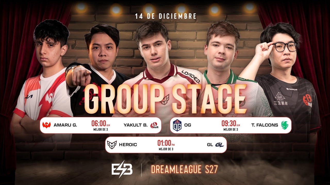 [ES] DreamLeague S27: Group Stage [Día 5]
