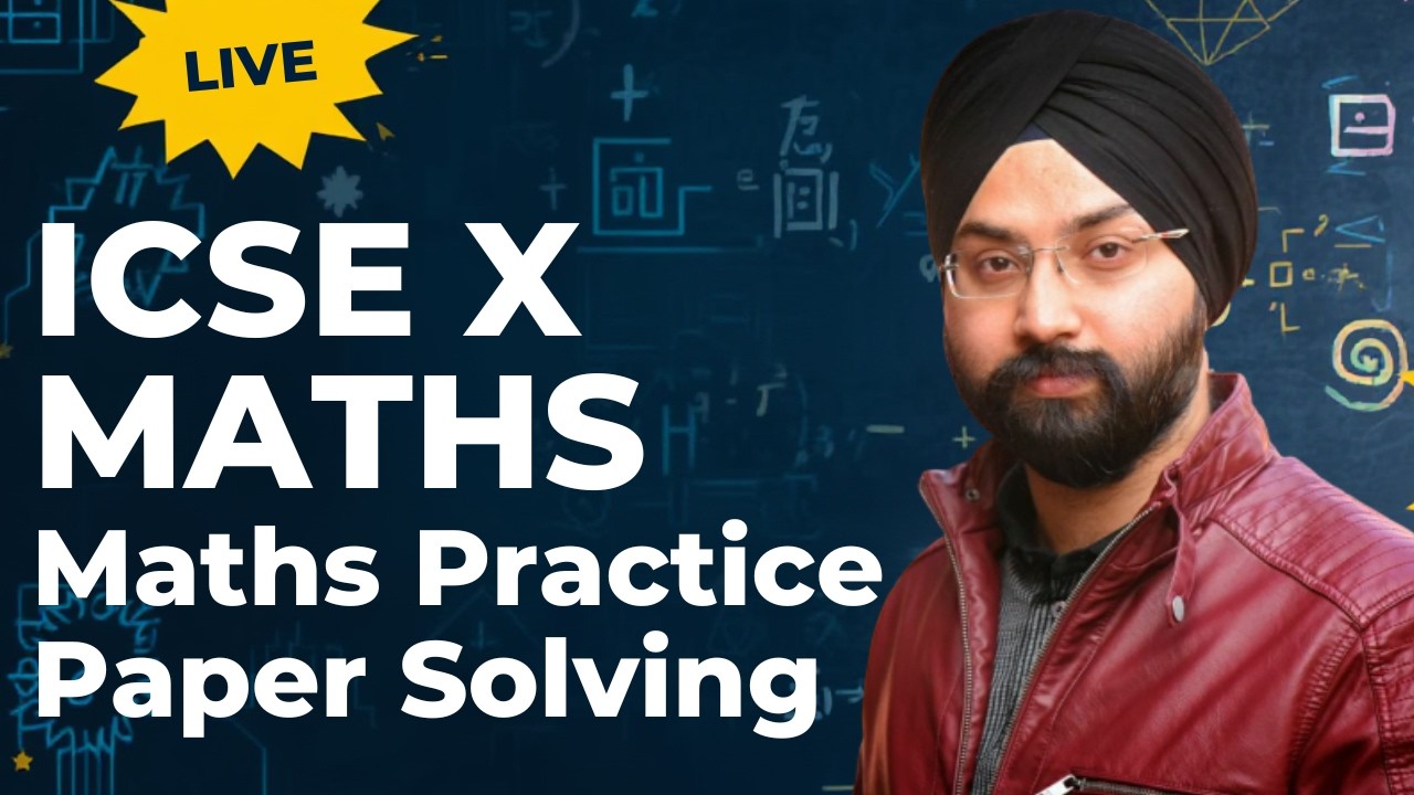 ICSE  MATHS Practice paper solving  #boardexam2026  #edutopper #cbsemaths #edutopper #gagansir