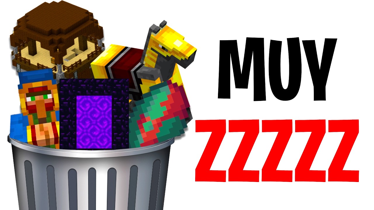 26 COSAS ABURRIDAS de Minecraft que TODOS HACEMOS